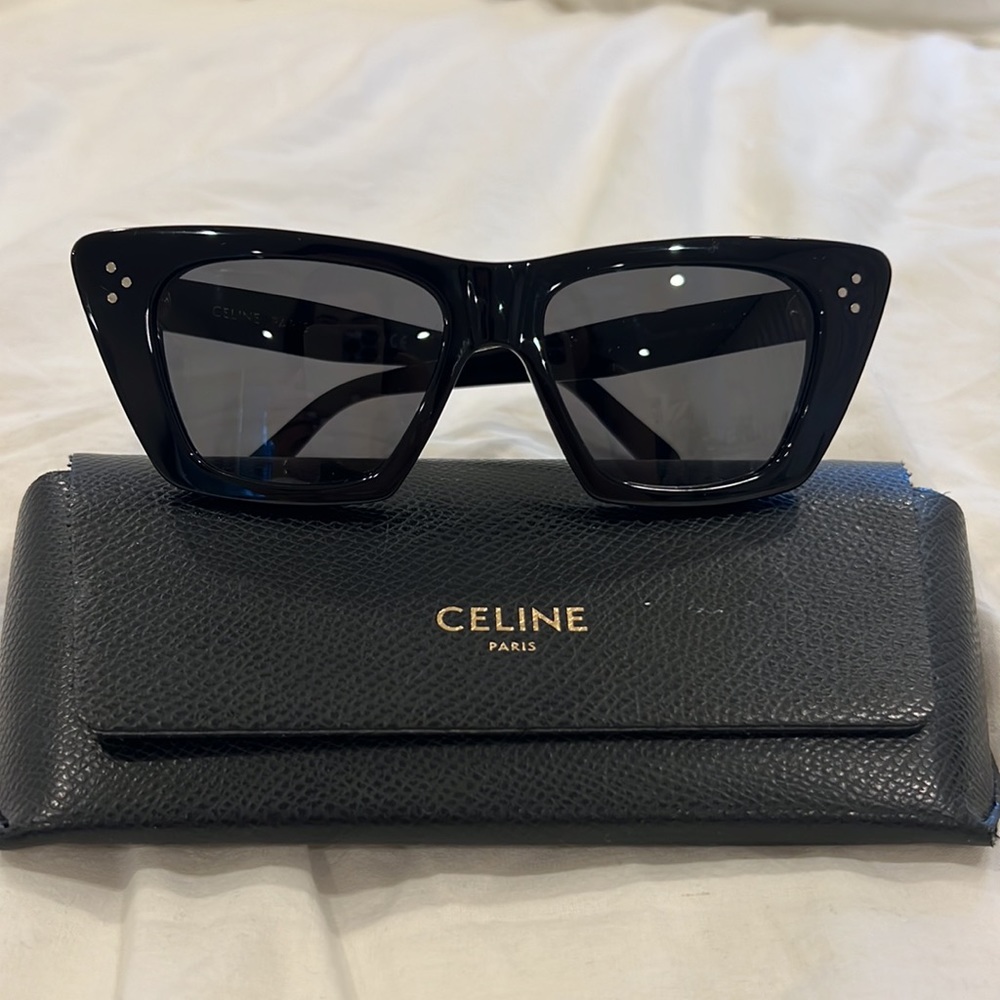 Celine Cat Eye Sunglasses Black